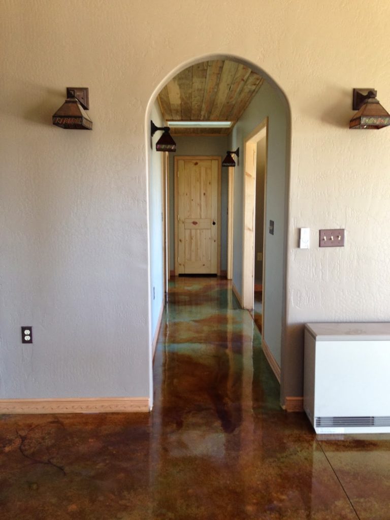 Acid Stained Floor Creative Design Ideas