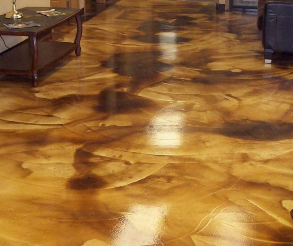 Marble Technique Stained Concrete Flooring Marble Technique Stained Concrete Flooring